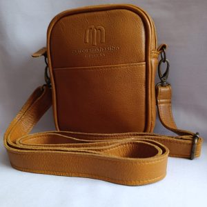 Brown Leather Unisex Sling Bag – Everyday Crossbody