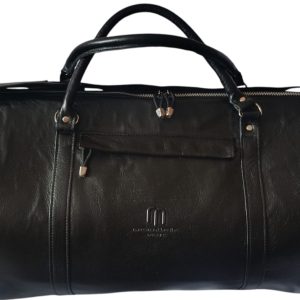 Plain Black Buffel Leather Bag – Classic Everyday Carry
