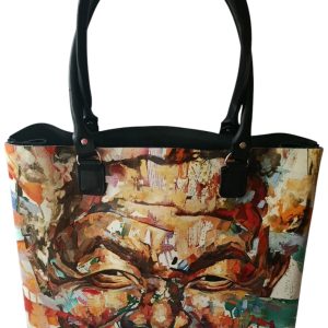 Mandela Print Tote Bag – African-Inspired Everyday Carry
